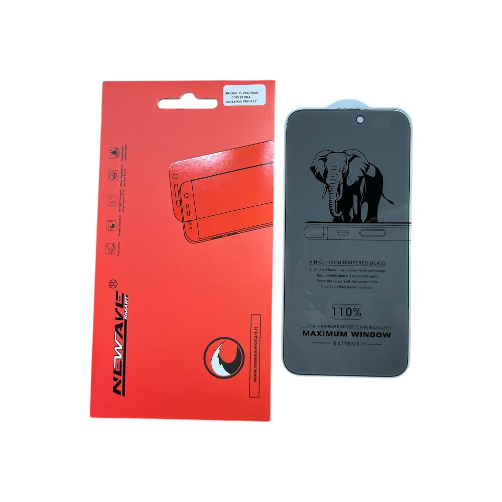 IPHONE 15 PRO MAX PELLICOLA PRAVACY MAXIMUM WINDOW