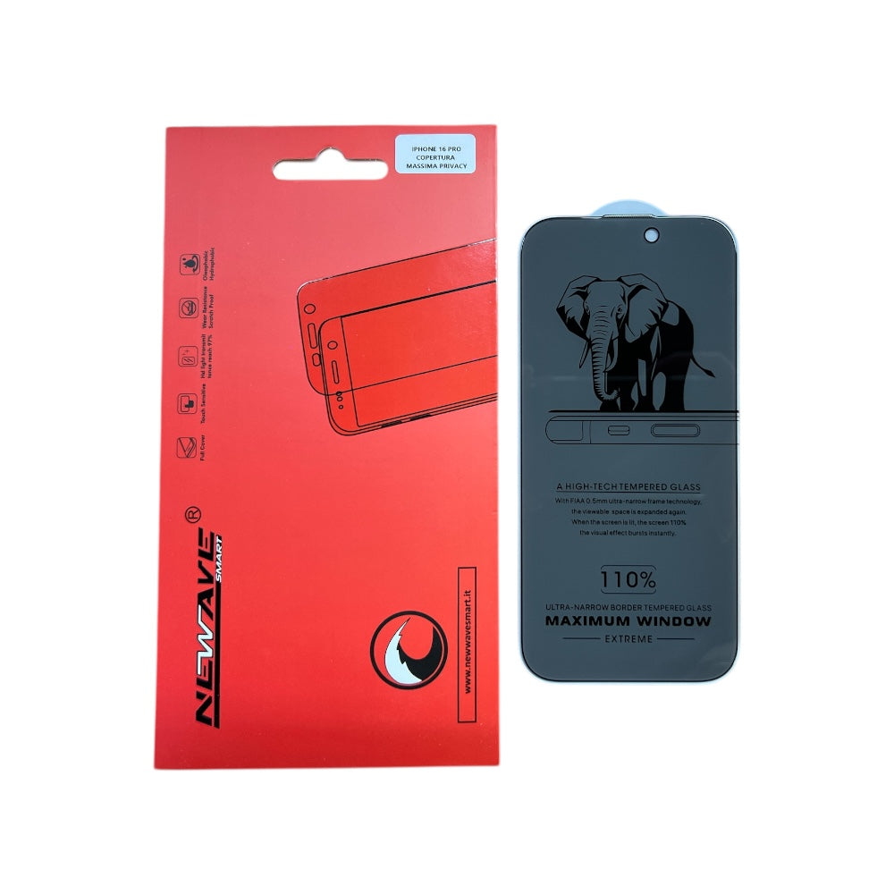IPHONE 16 PRO PELLICOLA PRAVACY MAXIMUM WINDOW