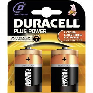 DURACELL PLUSPOWER TORCIA D MN1300 X2