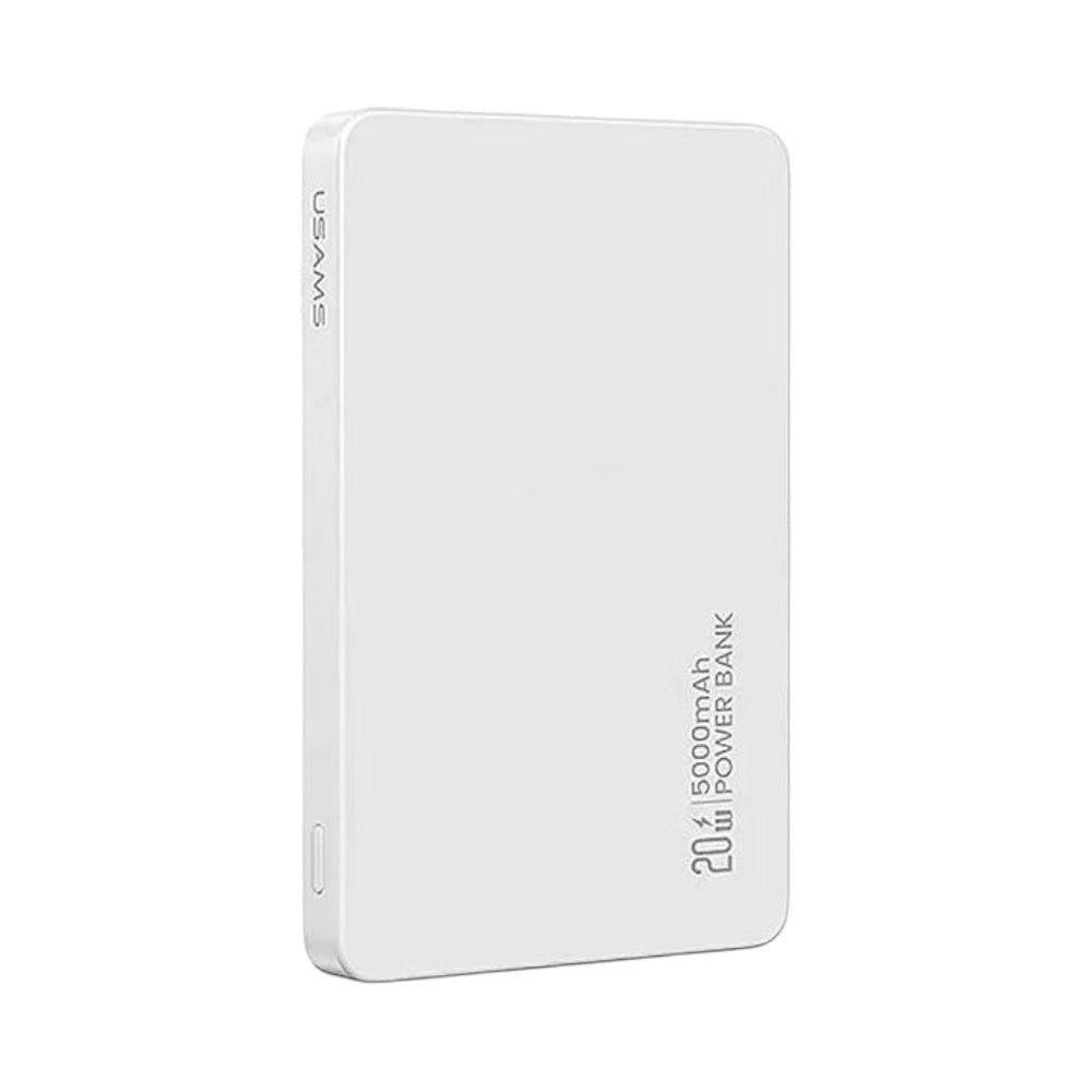 POWER BANK PD20W ALUMINUM ALLOY MAGNETIC WIR WHITE