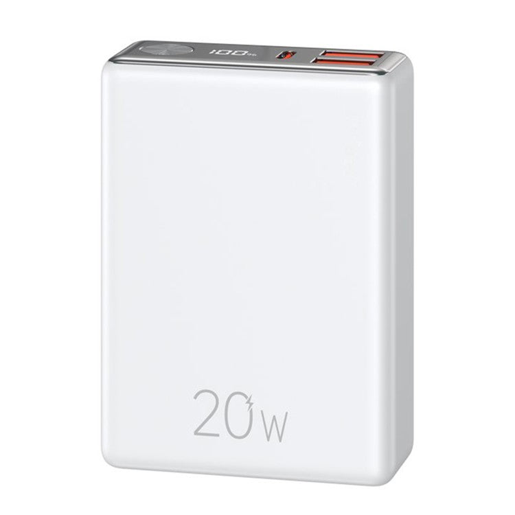 POWER BANK NEBULA PD20W QC3.0 DIGITAL DISPL WHITE