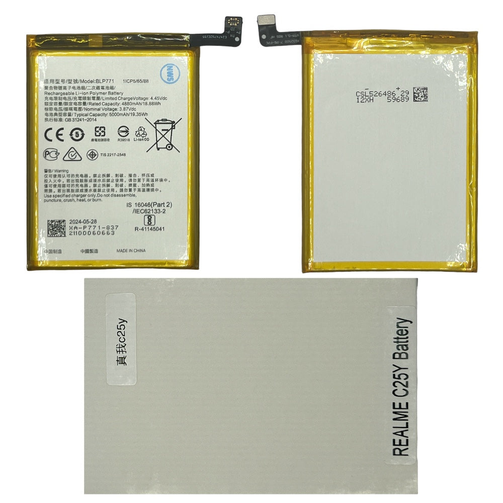 REALME C25Y BATTERIA ORIGINAL QUALITY BL771