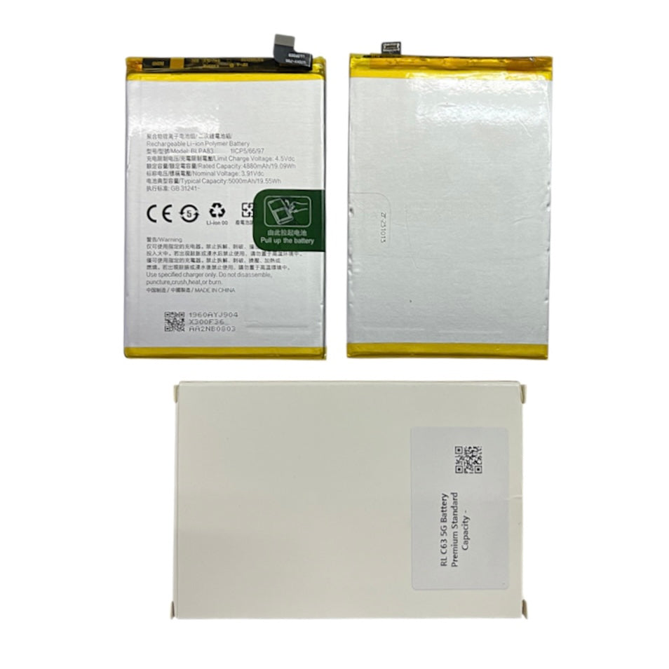 REALME C63 BATTERIA NEW HIGH ORIGINAL QUALITY C61