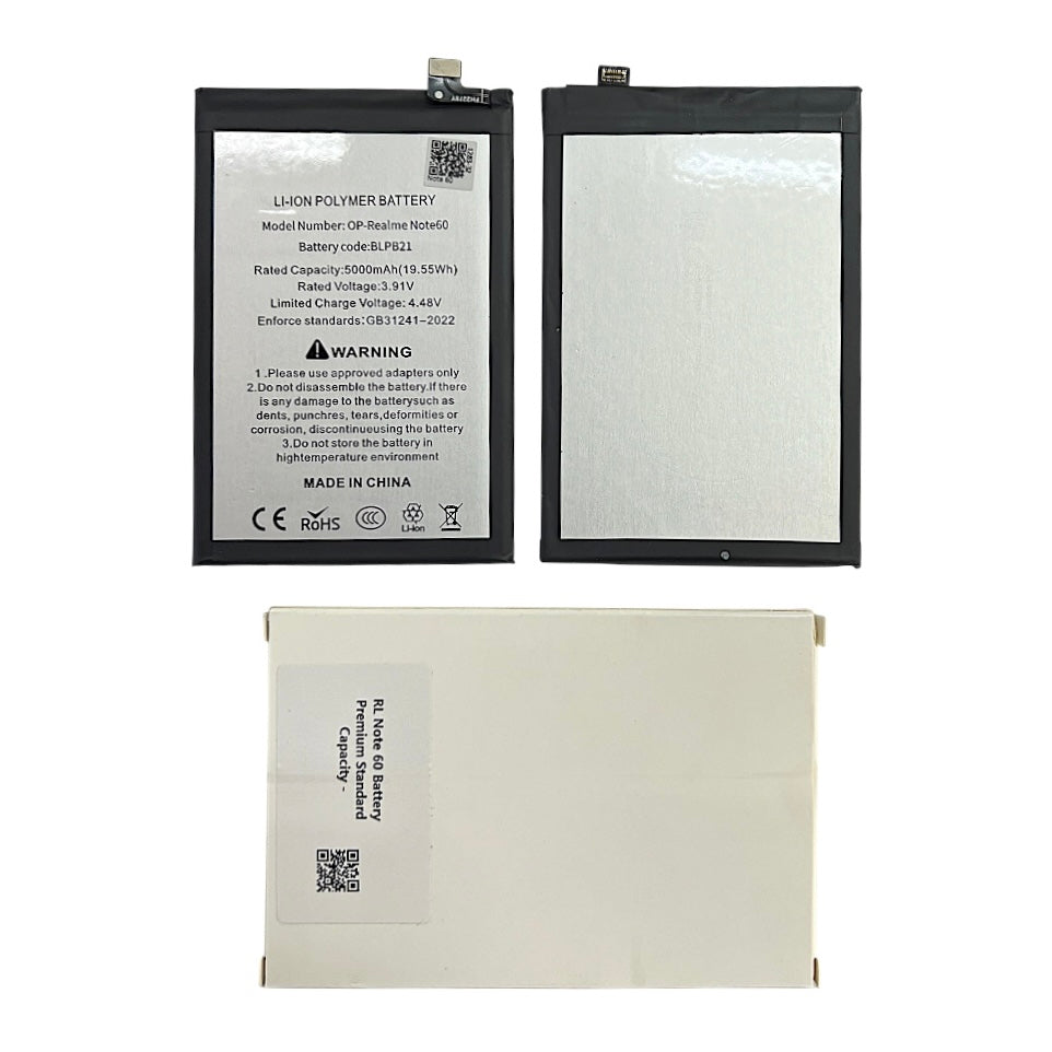 REALME NOTO 60 BATTERIA NEW HIGH ORIGINAL QUALITY