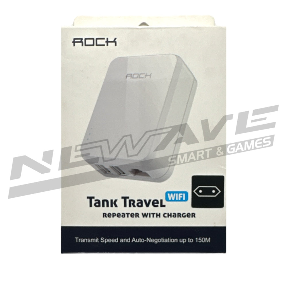 RIPETITORE WIFI CON CARICABATTERIA BLACK ROCK