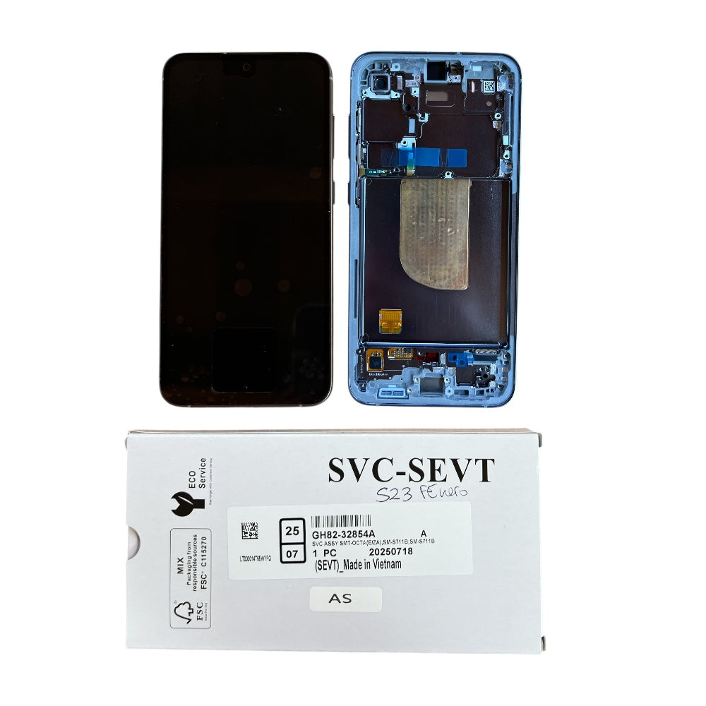 GALAXY S23 FE LCD SERVICE PACK BLACK GRAPHITE