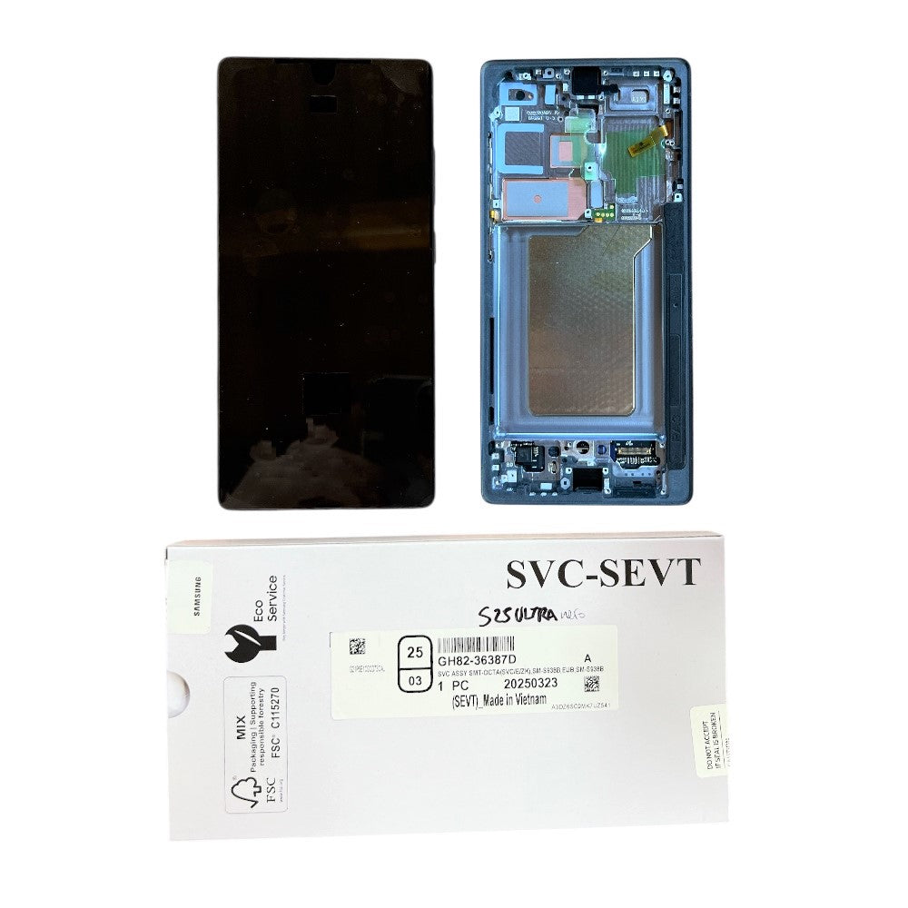 GALAXY S25 ULTRA 5G 2035 LCD SERVICE PACK JET BLAC