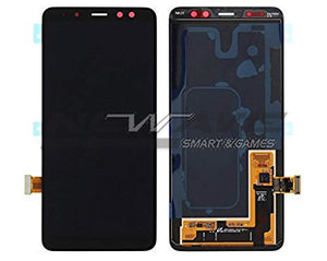 GALAXY A8 (2018) LCD SERVICE PACK BLACK A530