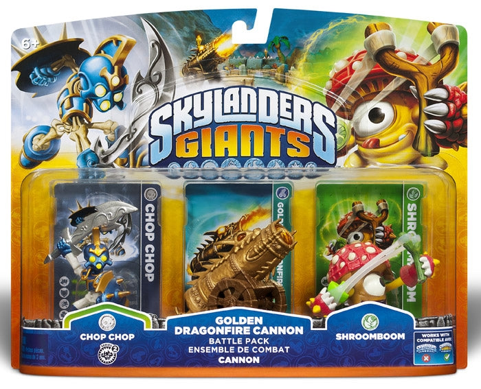 WII SKYLANDERS G. BATTLE P.GOLDEN CANNON