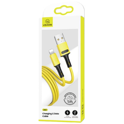 CAVO LIGHTNING RICARICA + DATI 1M YELLOW U52 USAMS