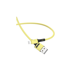 CAVO LIGHTNING RICARICA + DATI 1M YELLOW U52 USAMS