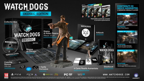 PS4 WATCH DOGS DEDSEC COLLECTOR EDITION