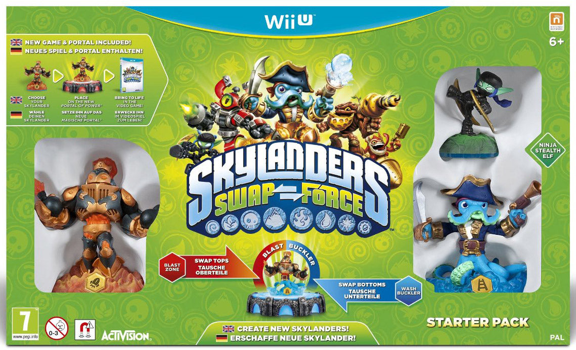 WII U SKYLANDERS SWAP FORCE STARTER PACK