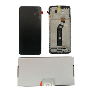 XIAOMI REDMI 13C LCD SERVICE PACK BLACK CON FRAME