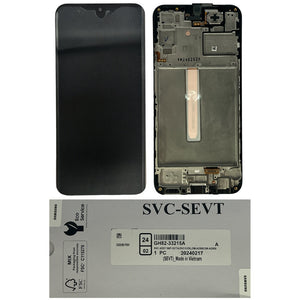 GALAXY A25 5G 2023 LCD SERVICE PACK BLACK A256