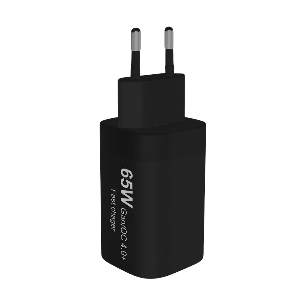 ALIMENTATORE NERO 65W GAN/QC 4.0+  FAST CHARGER