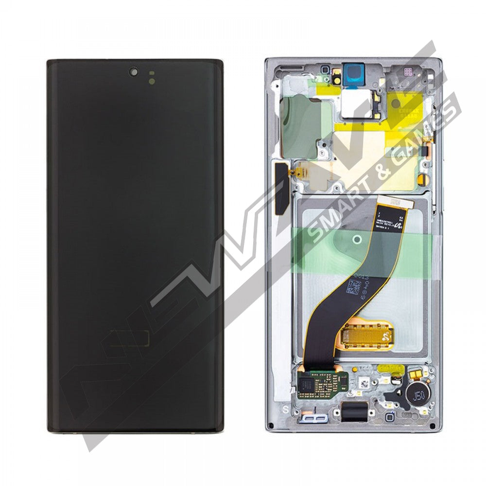 GALAXY NOTE 10 LCD SERVICE PACK AURA SILVER + BATT