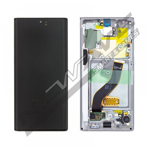 GALAXY NOTE 10 LCD SERVICE PACK AURA SILVER + BATT