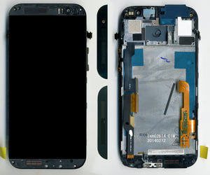 HTC ONE M8 LCD + FRAME BLACK