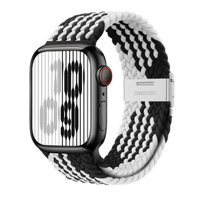 CINTURINO NWS1004 STRIPES BLACK AND WHITE L