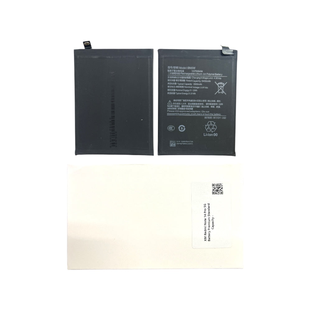 XIAOMI REDMI NOTE 14 PRO 5G BATTERIA ORIGINAL QUAL