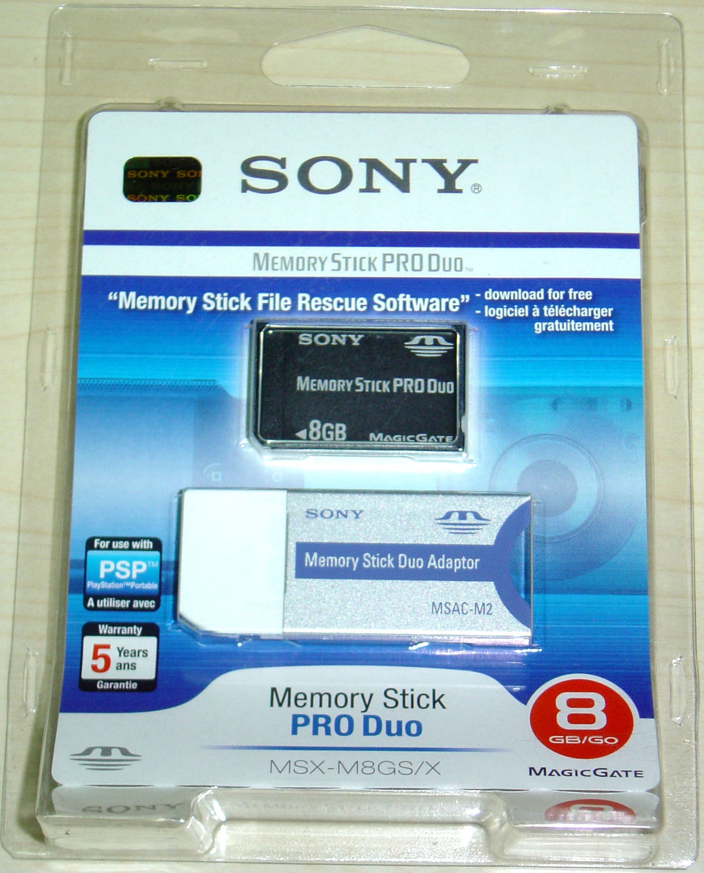 MEMORIEFLASH PRODUO 8GB SONY